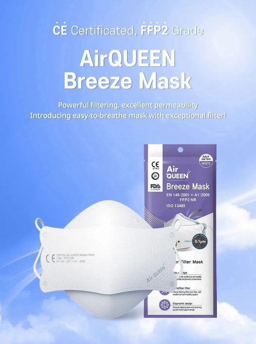 Air Queen BREEZE™ Nanofiber Mask